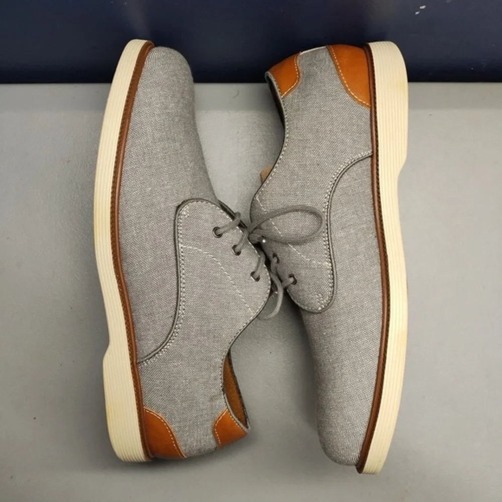 Florsheim Highland Oxford Shoes Boys Size 6 Multi Synthetic Plain Toe‎ Lace Up